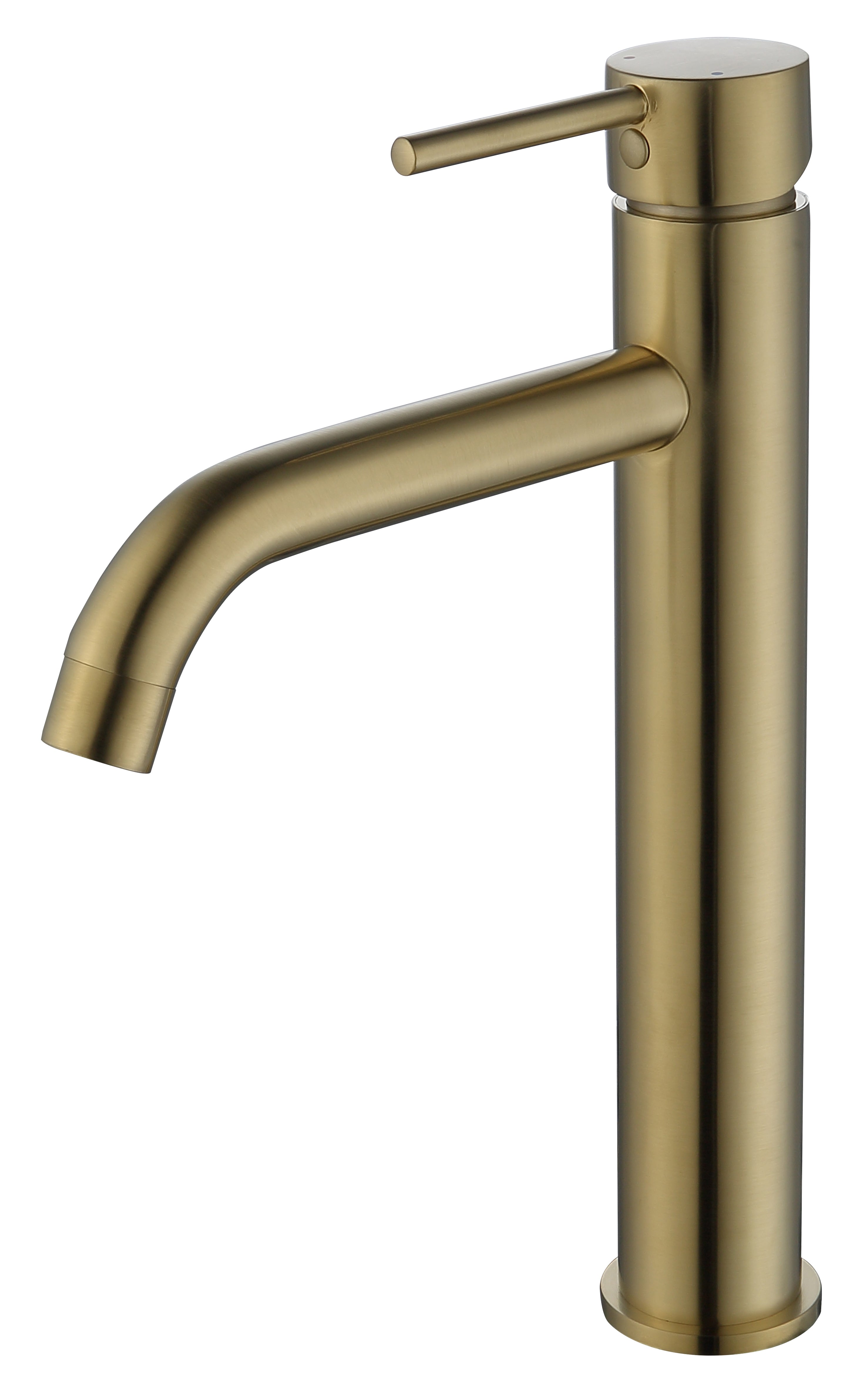 8391102A-2 Brushed Gold Tall Basin Tap
